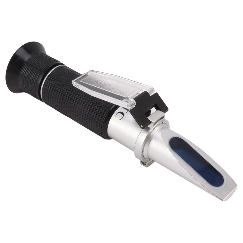 Handheld Refractometer 1.000 To 1.130 SG 0 To 32 Brix Sugar Alcohol Meter with Auto Temp