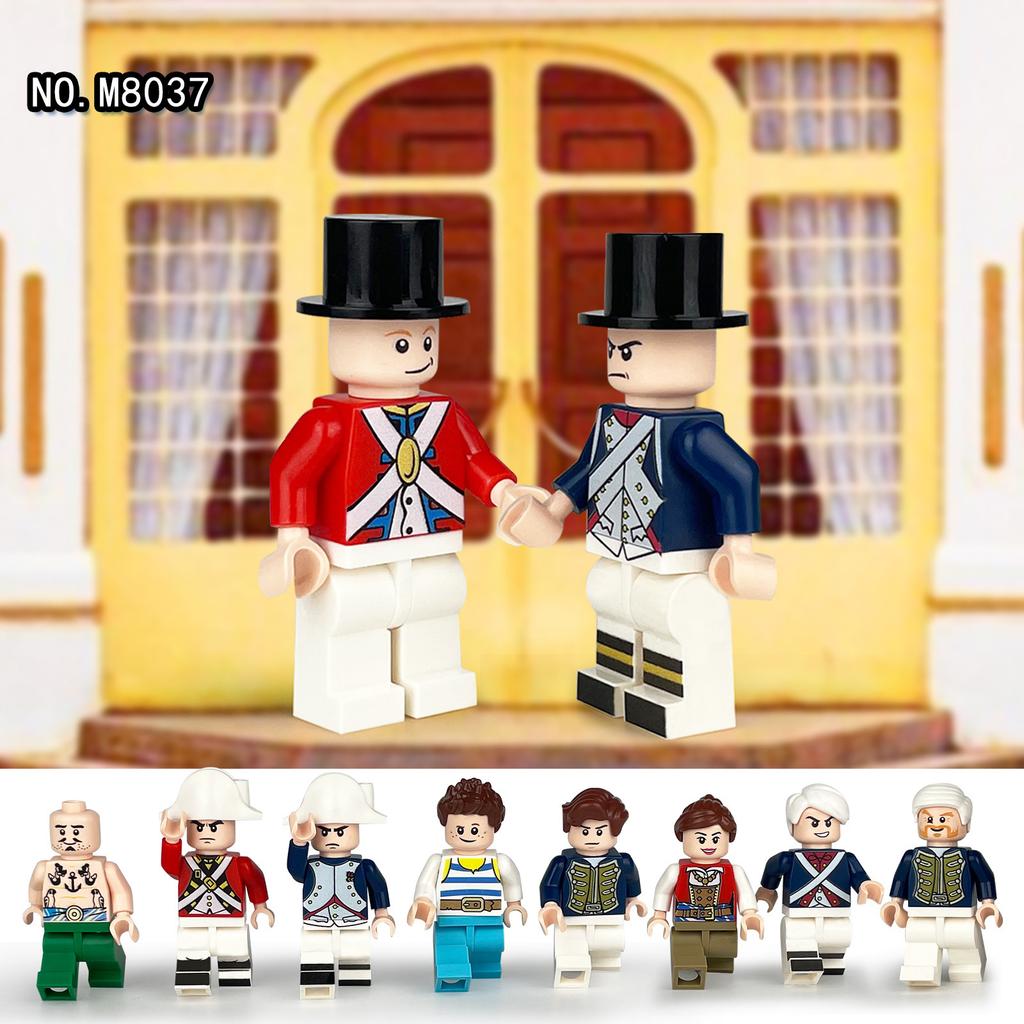 M8248 Inland Sea Island Gang Small Particle Building Block Assembly Children'S Toys Goat Parrot