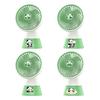 Portable Desk Fan Single Speed USB Rechargeable Mini Table Fan 90 Degree Rotation Quiet Cooling Fan for Home Office Bedroom Dorm
