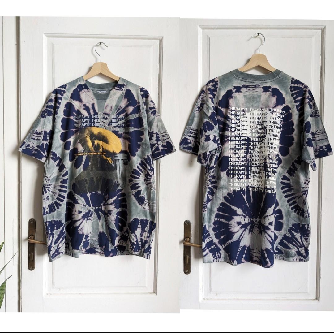 Vintage Rare Therapy Troublegum Tie Dye Merch T-Shirt M