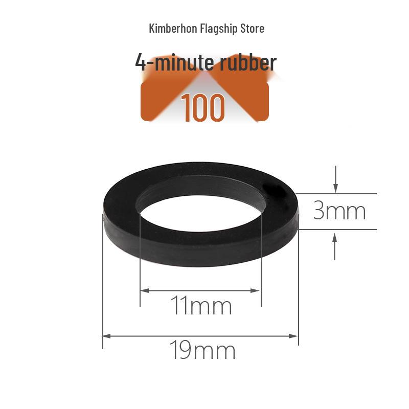 Silicone Rubber Gasket Shower Head Seal Ring, Water Heater Pipe Flat Washer, 4-6 Minute Installation.