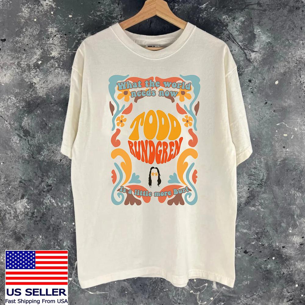 Todd Rundgren What The World needs Now TOUR T SHIRT  Unisex T-Shirt S