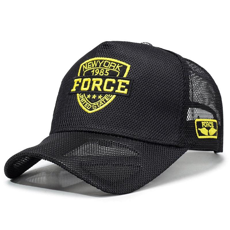 Men's Full Mesh High Crown Baseball Cap - Large Fit, Lightweight, Breathable, Wide Brim Sun Protection