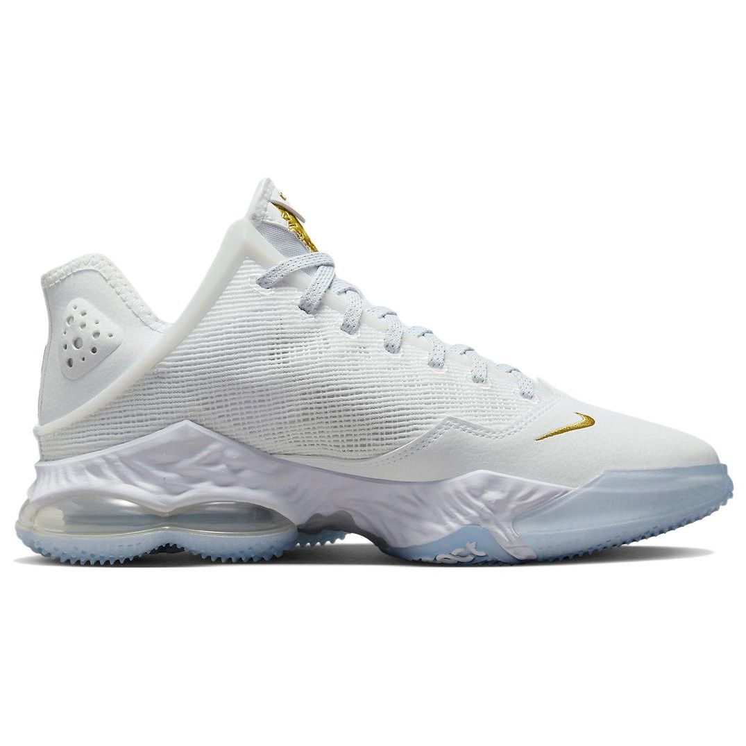 Titan x Nike LeBron 19 Low Beyond The Seas Унисекс Кроссовки Белые DV3334-100 41 — фото 2