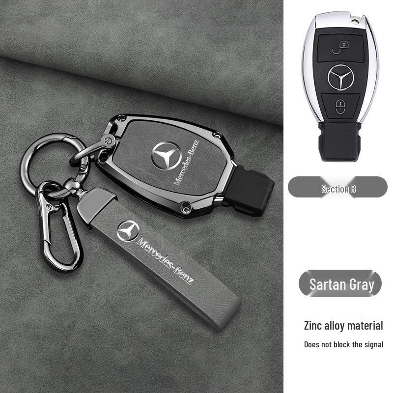 Luxury Mercedes Key Cover for C260L, C200L, GLC300L, E300L & 2024 S-Class