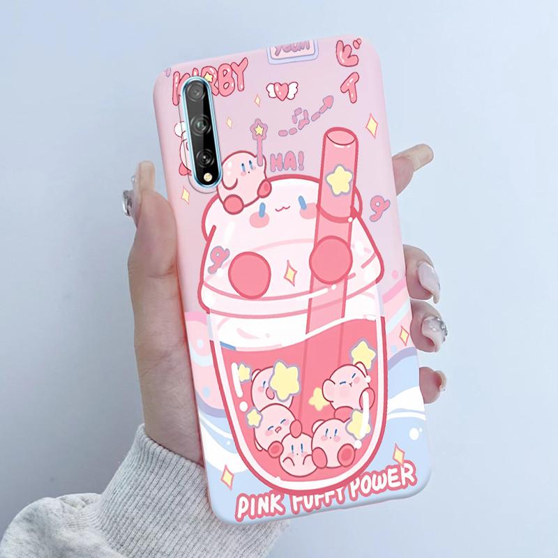 

For Huawei Y8p Phone Case Flower Girl Design Soft Silicone TPU Back Housing for Huawei P Smart S Y 8p HuaweiY8p AQM-LX1 Covers Huawei P Smart S
