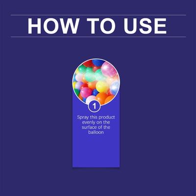 Elegant Balloon High Gloss Finish Spray Balloon Decord High Gloss Spray with 50ml Capacity Atmosphere Brightener