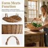 Harvest Baskets Decorative Portable Large Capacity With Handle Garden Vegetable Basket For Beach Picnic Orchard Farmers Market