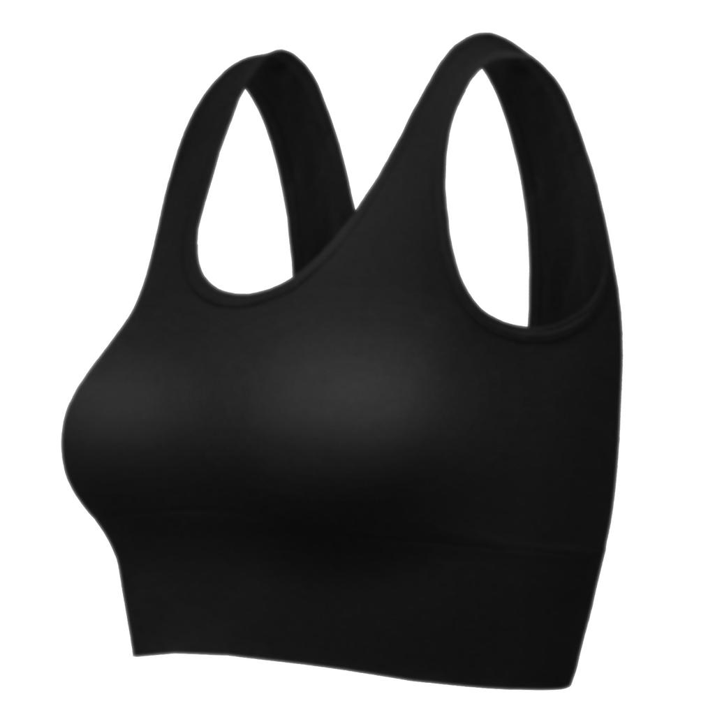 Women's Light Support Seamless Sport Bra Wireless Yoga Bralette Shaping Top