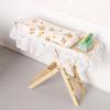 Miniature Wood Ironing Board with Iron for Dollhouses 1/12 Scale Dollhouses Furniture Living Room Display Accessories