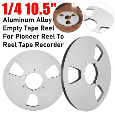 1/4 10.5 Inch Blank Tape Reel Aluminum Alloy for Reel To Reel Tape Recorder Replacement Opening Machine Part