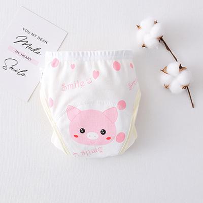 Kreslené roztomilé bábätko nepremokavé a nepriepustné plienkové detské nohavičky na učenie