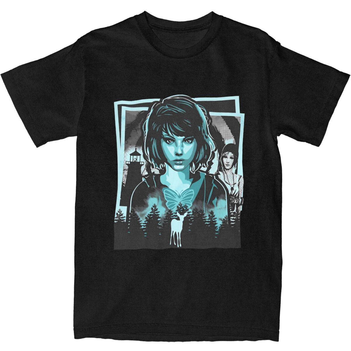 

Men s Life Is Strange T Shirts Video Game Cotton Tees Summer Vintage Short Sleeve T Shirt O Neck Hip Hop Loose Tshirt Big Size S разноцветный