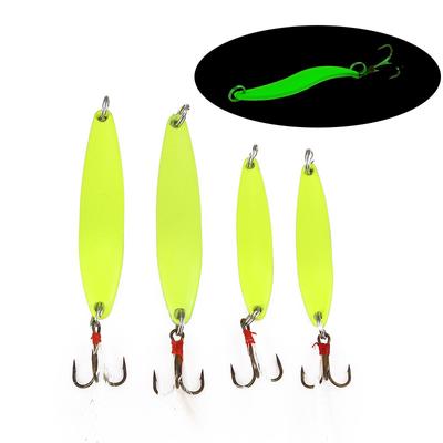 5G/7G/10G/13G Leucht Metall Löffel Köder Spinner Angeln Locken Pailletten Bass forelle Pesca Angelgerät