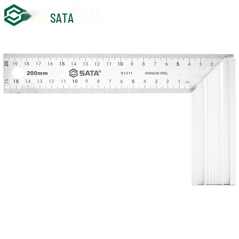 SATA Stainless Steel L-Square Angle Ruler