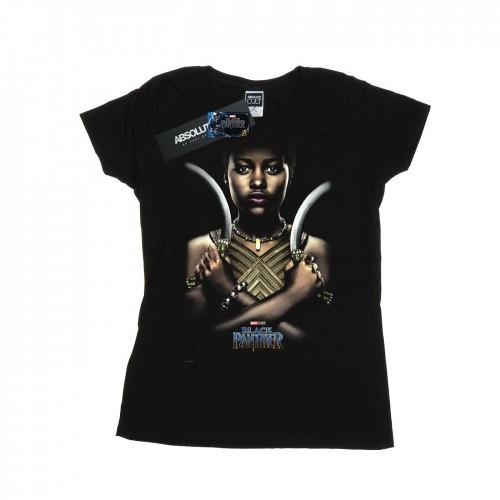 Marvel Womens/Ladies Black Panther Nakia Poster Cotton T-Shirt