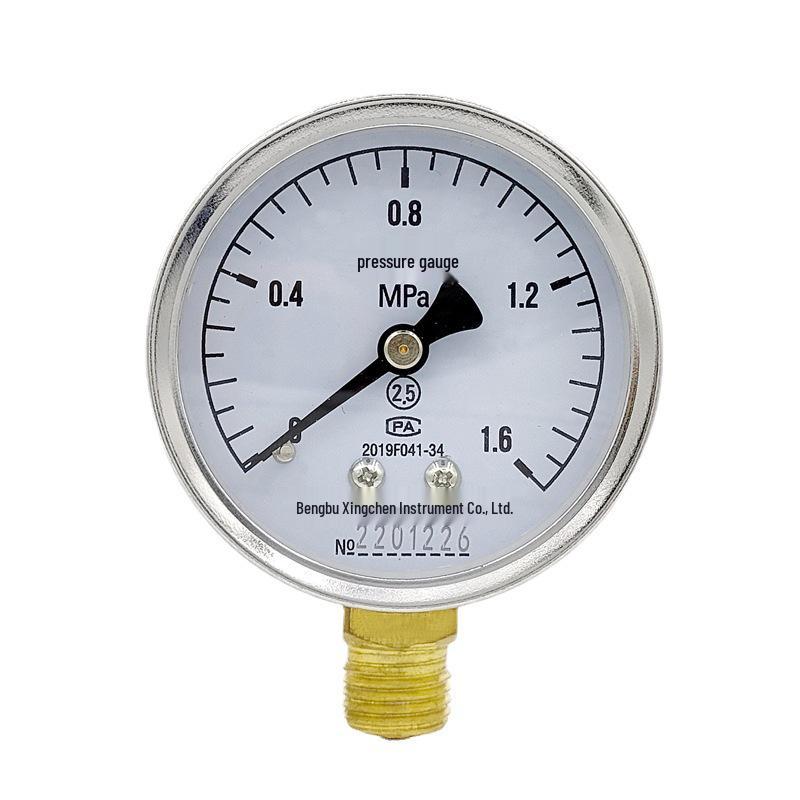 Standard M14*1.5 Y60 Multi-Pressure Gauge: Radial, Air, Oil, Hydraulic, Vacuum, and Negative Pressure Measurement