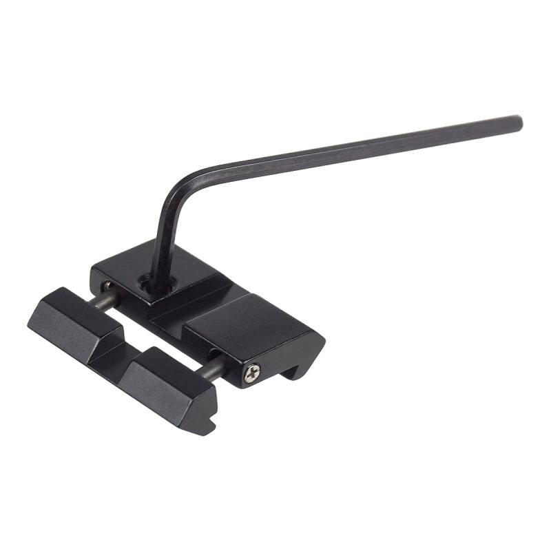 11 To 20Mm Adapter Track Conversion Adapter Dovetail To Picatinny Rail Base Scope Mount Snap-In Adaptor Hunting Tools