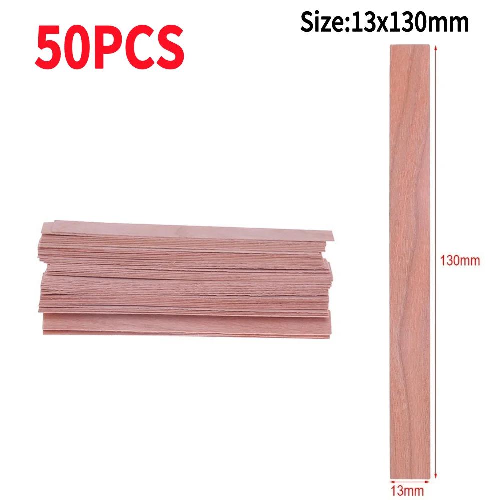 50/100 STuks Houten Kaarsenlonten Rookloze Kaarsenlonten Handgemaakte Kaarsen Soja of Soja Paraffine voor DIY Kaarsen Maakbenodigdheden Gereedschap