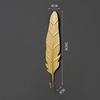 Nordic Style Gold Leaf Shape Wrought Iron Hooks Luxury Firm Wall Hanger Hanging Storage Rack for Towel Clothes Home Organization