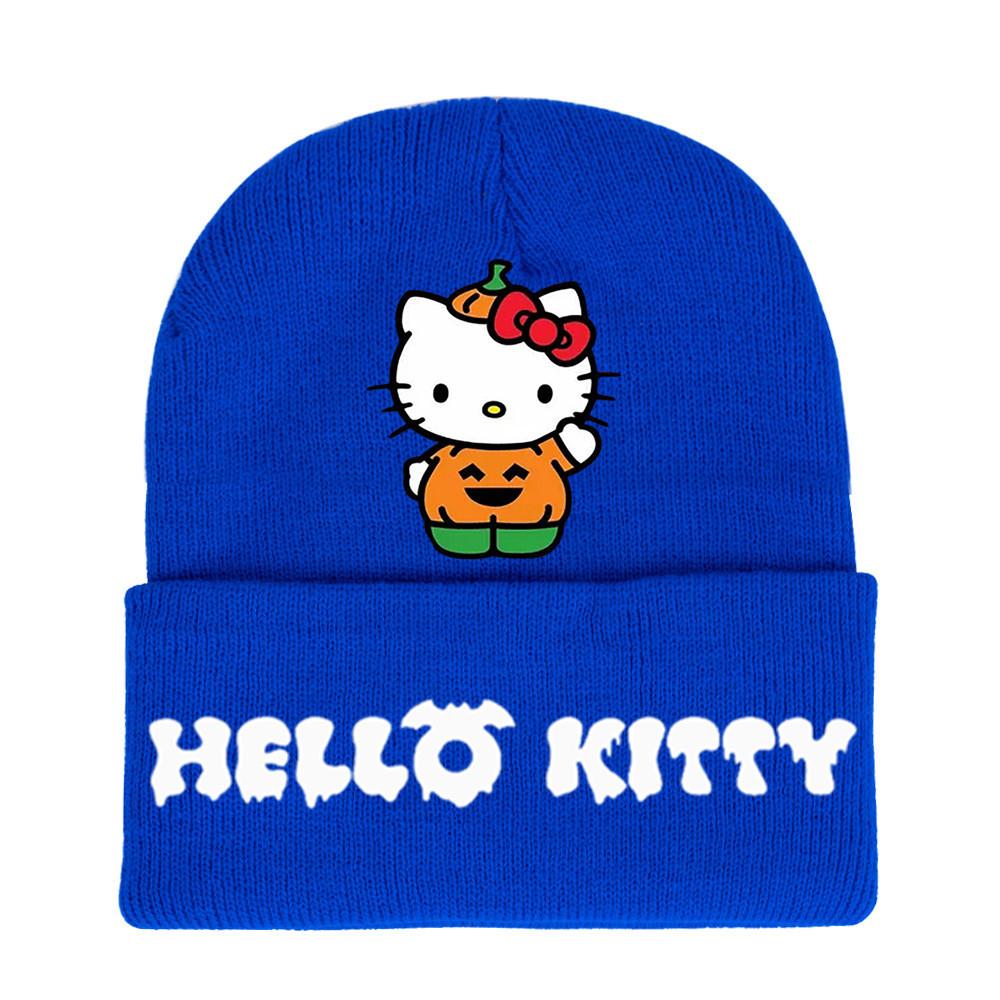 Halloween Printed Knit Cap For Winter Teens And Cartoon Enthusiasts