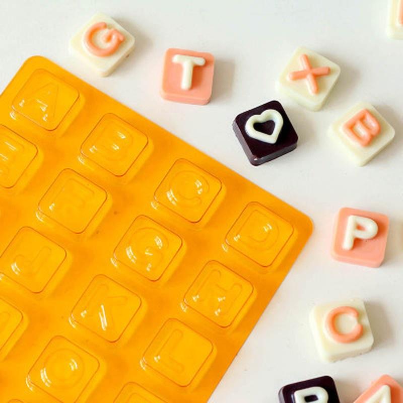 26 Letter of Alphabet Ice Cube Chocolate Making Tools Silicone Cake Candy Jelly Soap Baking Mold Cak