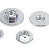 T-Type Welded Cut-Edge Nut: Antioxidant, Acid & Alkali Resistant, High Toughness, Natural Color Flange Nut for Auto Parts