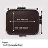 Extra Large Non-Slip Rectangular Serving Tray for Restaurants & Hotels
