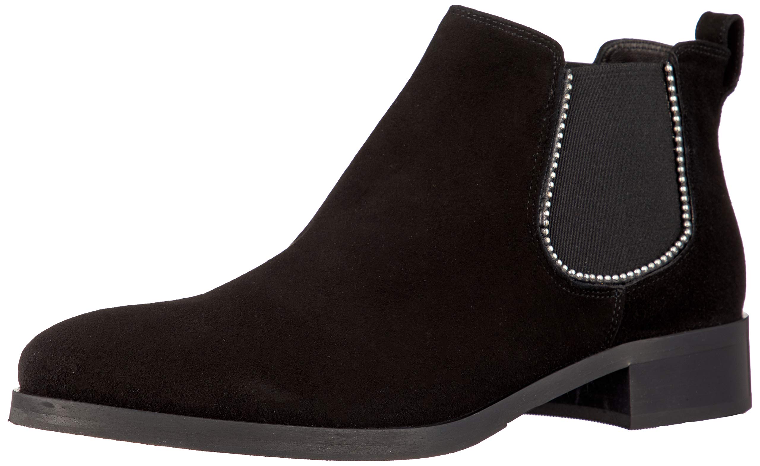 

Boots Studded Side Gore Boots LUCA Black Suede cm 2E [Luca Grossi] Women s E189T-H 24.5