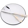16Pcs Silver Cutlery Set Knives Fork Coffee Spoon Dinnerware Western Stainless Steel Tableware Flatware Set Silverware Kitchen Kit