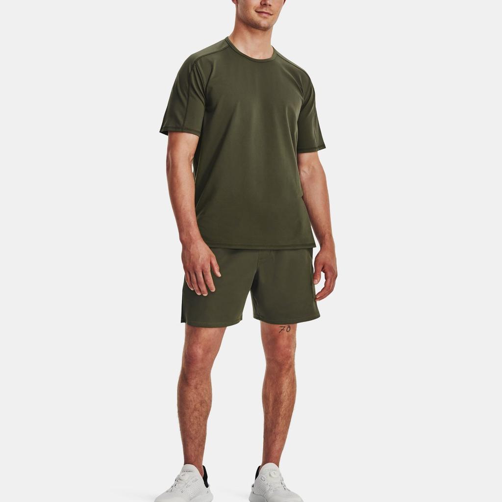 Under Armour Laced Spliced Sports Casual Shorts Men Shorts Army-Green 1379675-390