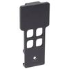20mm Side Rail Mount for 360 X3/10 11 Sports Cameras Hollowed Out Base Clamp Sturdy Screws Fixing Holder Connector