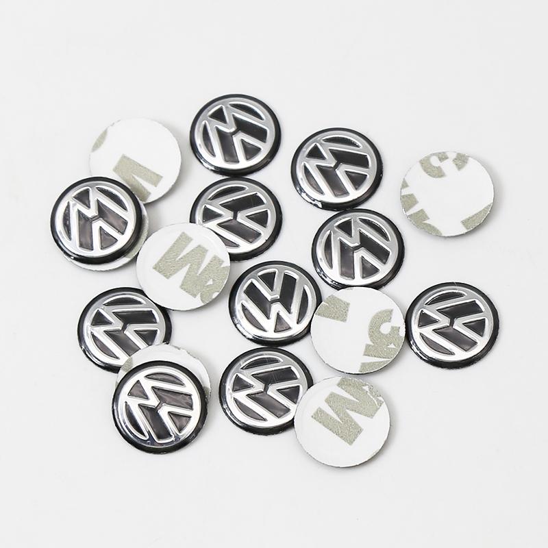 2026 Hot 5/10Pcs Metal Car Remote Key Stickers Volkswagen Specific Badge Paster For VW GTI Golf Polo Tiguan Passat Touareg Magotan Jetta