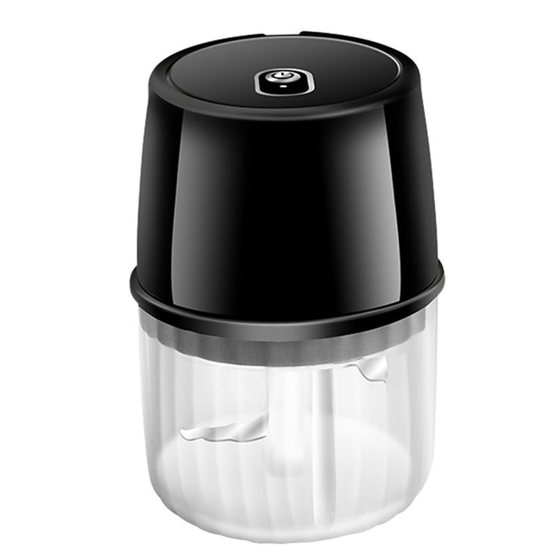 T02C!Electric Garlic Chopper, USB Rechargeable, Portable Wireless Food Chopper, Small Food Processor - 250ML чёрный