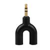 3.5 Mm Stereo Audio Y-Splitter 2 Female To 1 Male Cable Adapter For Earphone