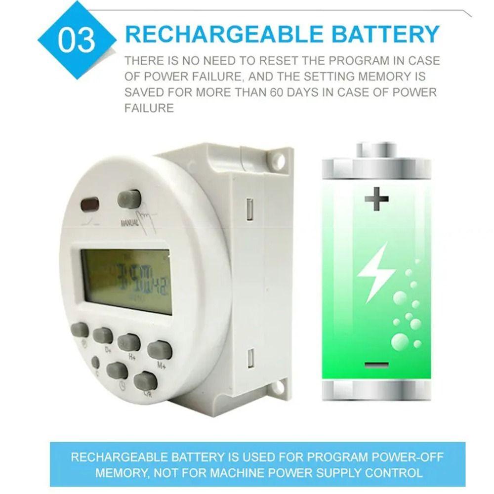 12V24V220V CN101A Timer Switch Precise Timekeeping Relay Power Time Controller Sprayers