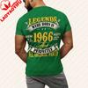 Birthday Shirt for Men Legends Were Born In 1986 or 1966 Tshirt 40 Years Old and 60 Years Old Mens Vintage Tee Backprint Tshirt
