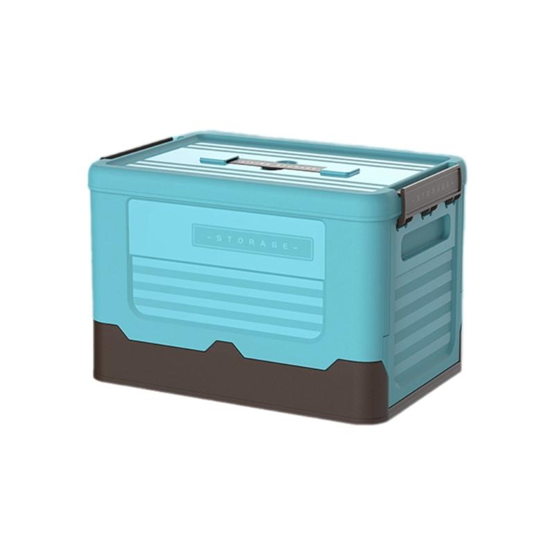 Foldable Storage Bin Plastic Organizer Box for Clothes and Books Convenient Toy Container Dorm Organization Tool