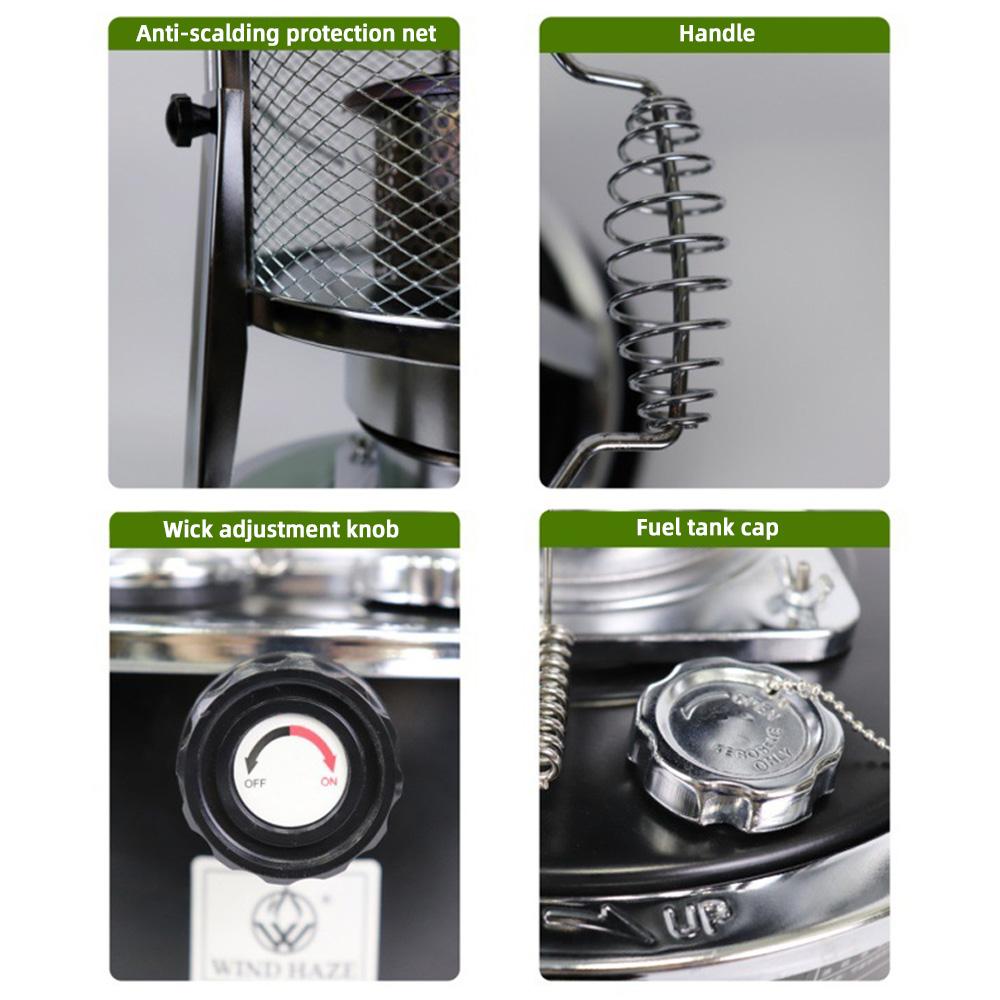 Liftable Kerosene Stove Heater Outdoor Tent Kerosene Stove Multifunctional Hiking Heating Cooking