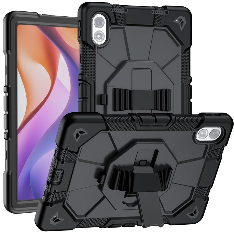 Redmi Pad Pro 12.1 Inch Protective Case With 360 Rotating Stand Shockproof Silicone PC Hybrid Cover Handheld Use