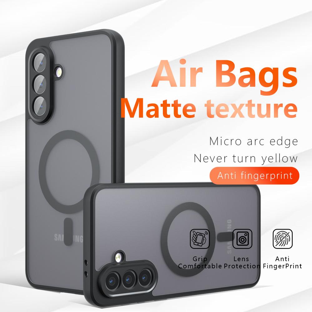 Pro Samsung Galaxy A36 5G Pouzdro Kompatibilní s MagSafe TPU+PC Matný Kryt na Telefon