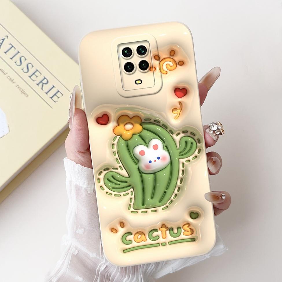 Casing For Redmi Note 9 9S 9Pro 4G Back Cover For Redmi Note 9 Pro Case Cute Cartoon Fashion Flowers Silicone Shockproof Bumper