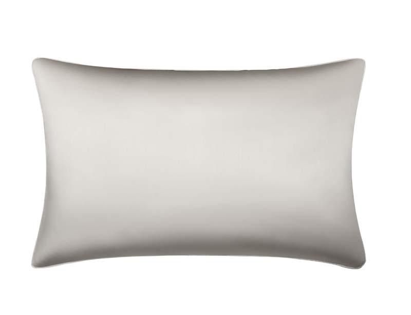 Federa in Seta di Gelso 25 Momme Versione AB, Copricuscino in Pura Seta, Colore Unito, Stile con Bordino, Disponibile Singola o in Coppia.