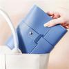 1PC PU Leather Ear Stud Storage Bag Multi-layer Jewelry Finishing Storage Organizer Book Type Storage Bag For Earrings Rings