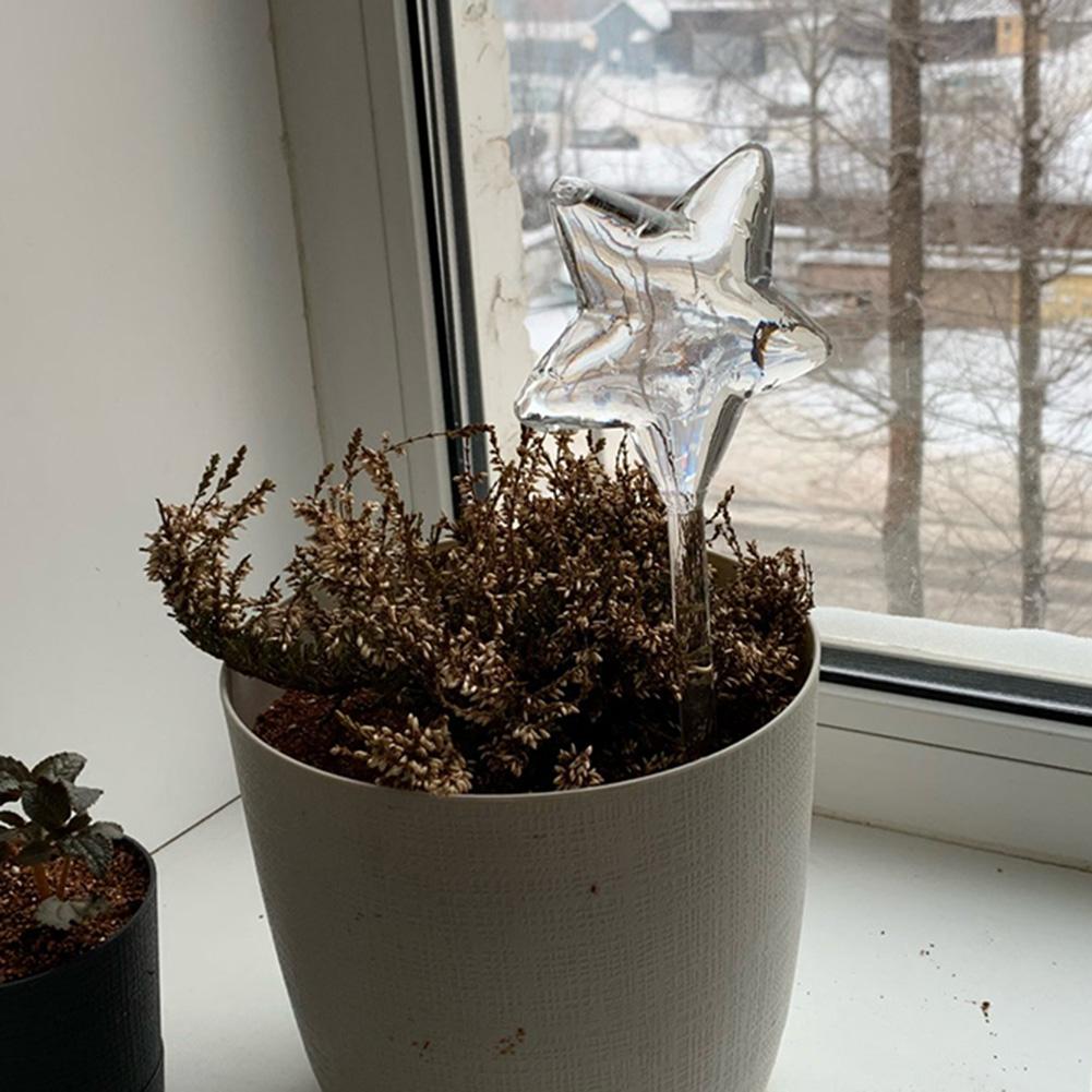 1-12PCS Automatic Plant Watering Bulb PVC Bird Shaped Transparent Self Watering Bulbs Home Garden Plant Dropper Drip Irrigation