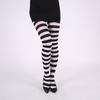 Christmas Stockings Striped High Elasticity Lady Vintage High Waist Pantyhose Cosplay Costume
