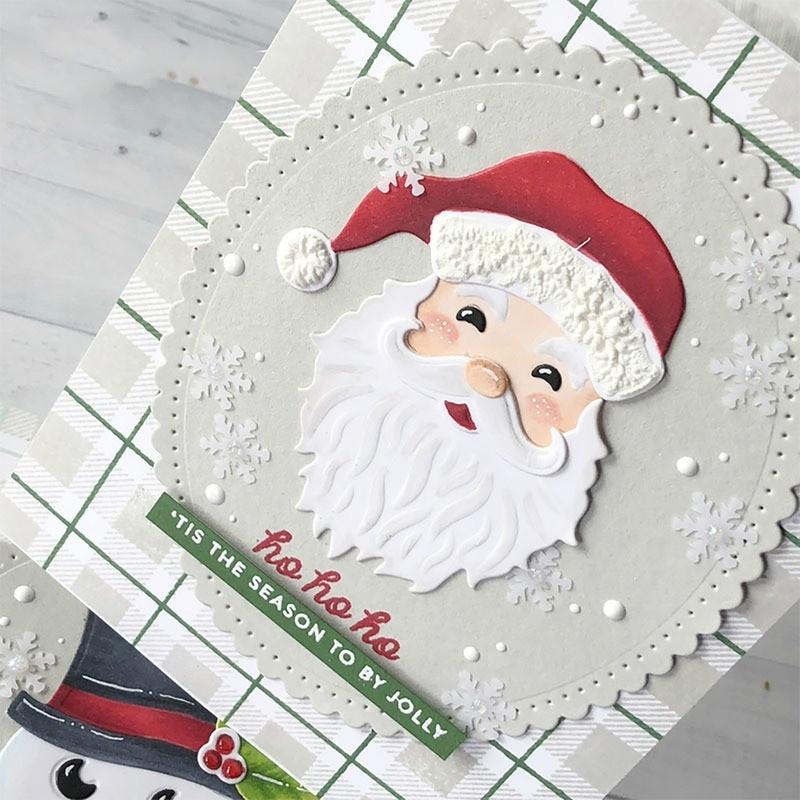 Christmas Santa Claus Metal Cutting Dies Stencils For DIY Scrapbook Decor Handmade Card Making Embossing Mold Craft Die Cutting Template