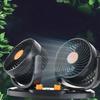 Car Fan Double Head USB Fan for Car with Powerful Cooling 360 Rotation 3Wind Speed Desk Fan for SUV Truck Home