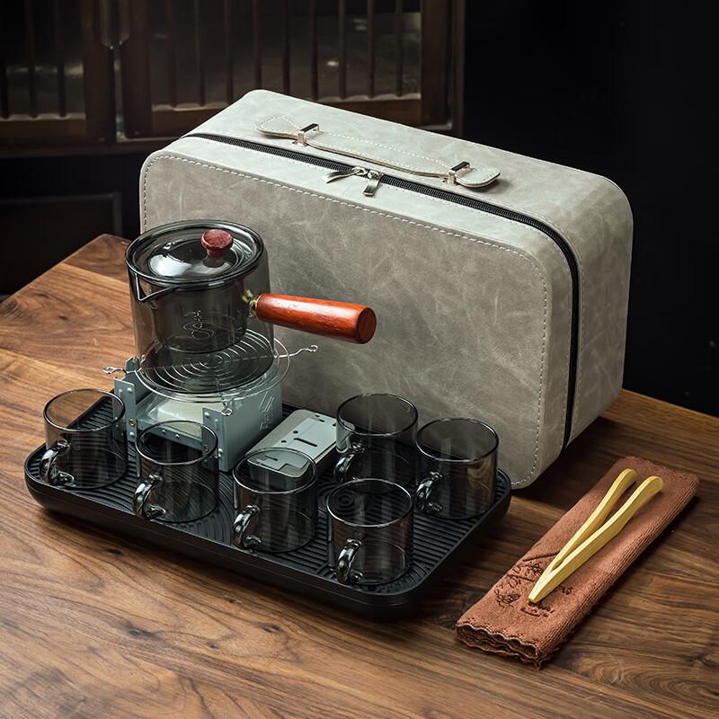 Naijiang Coarse Pottery Portable Travel Tea Set