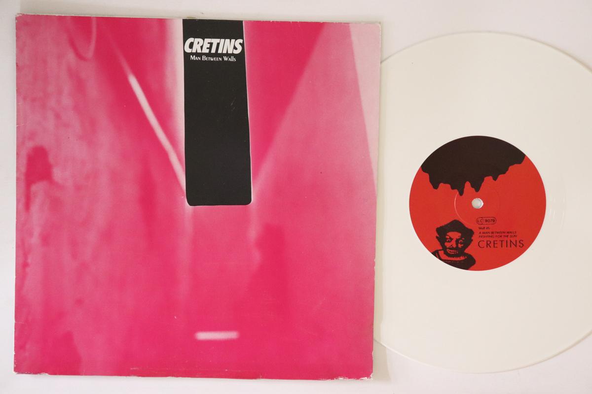 

10inch Record CRETINS Man Between Walls WS016C1 WEIRD SYSTEM 1985 Germany Rock Used
